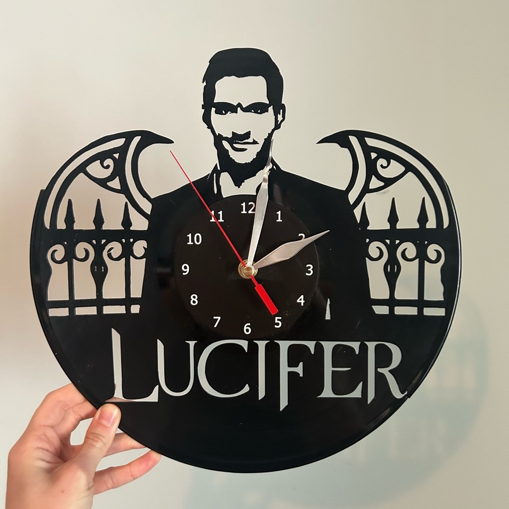 “Lucifer” Themed Analog Clock